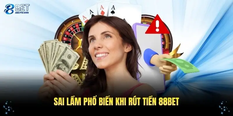 Những sai lầm phổ biến khi rút tiền 88Bet cần tránh